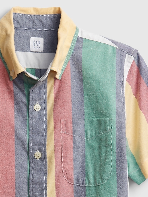Image number 4 showing, Kids Stripe Oxford Shirt