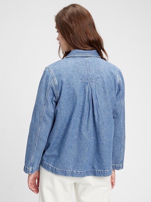 Image number 2 showing, Gap & Jean ReDesign Denim Chore Jacket