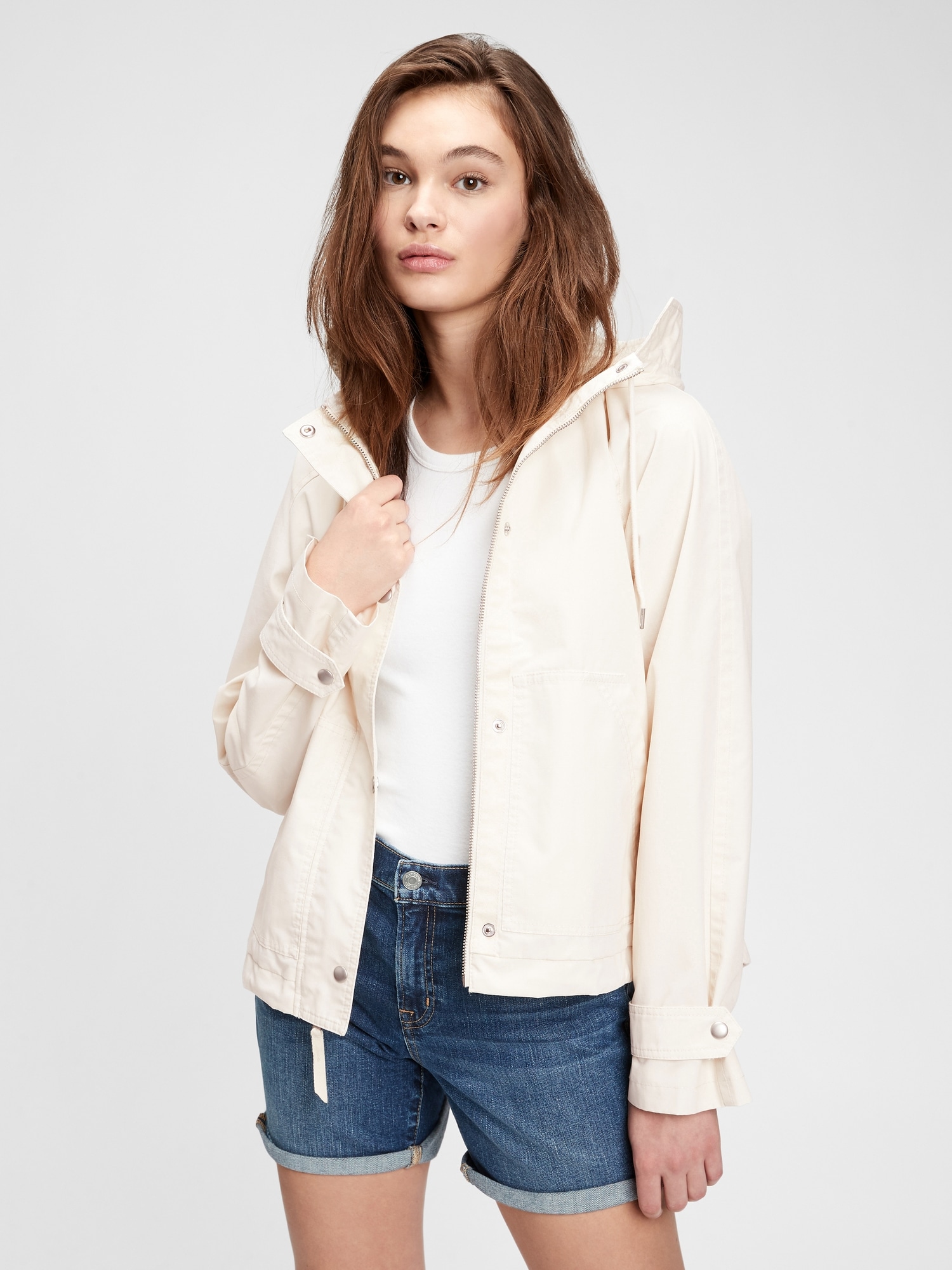 cropped anorak