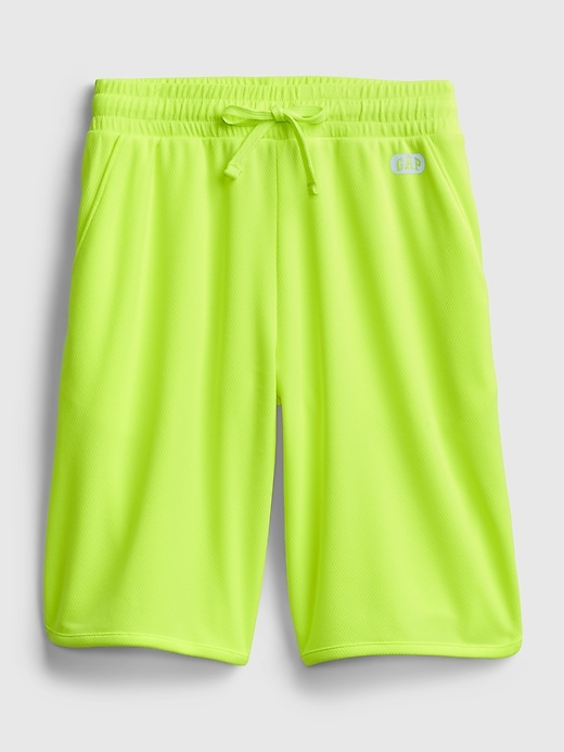 View large product image 1 of 1. GapFit Kids Mesh Pull-On Shorts