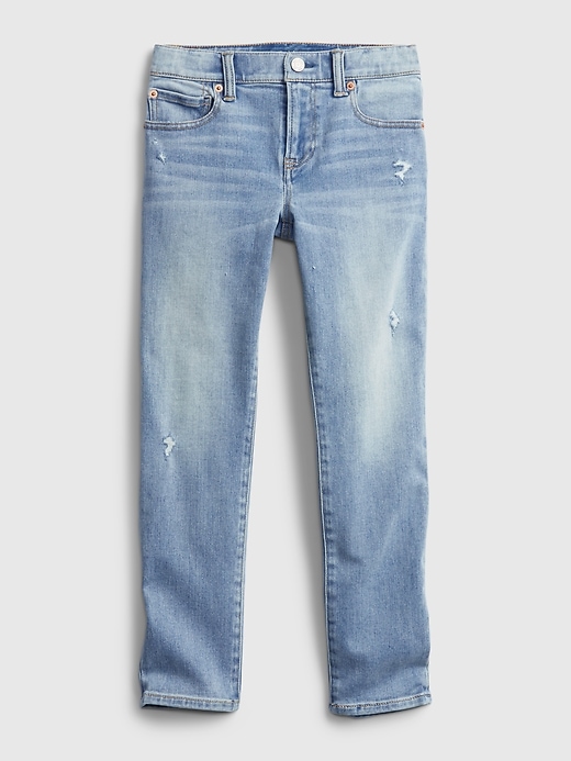 Image number 1 showing, Kids Distressed Slim Jeans with Washwell&#153