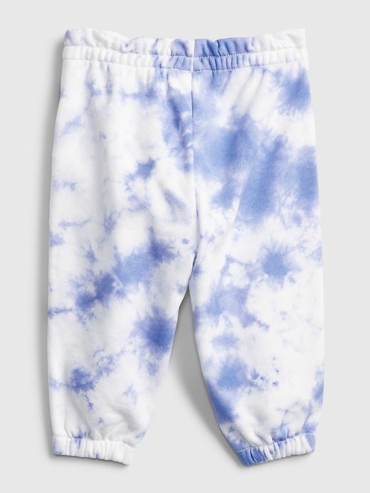 2 of 8 showing, with the color BLUE TIE DYE of product Baby Tie-Dye Pull-On Pants