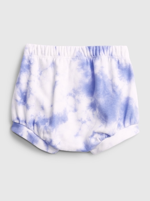 2 of 8 showing, with the color blue tie dye of product Baby Tie-Dye Pull-On Shorts