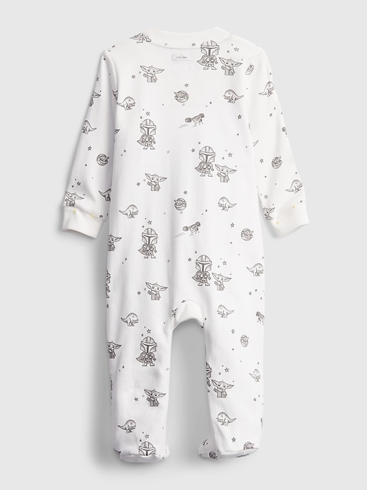 2 of 8 showing, with the color new off white of product babyGap &#124 Star Wars™ One-Piece