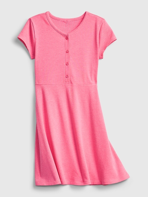 View large product image 1 of 1. Kids Ribbed Dress