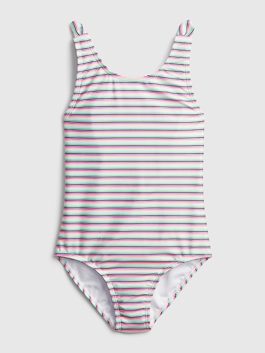 Kids Recycled Stripe Swim One Piece Gap