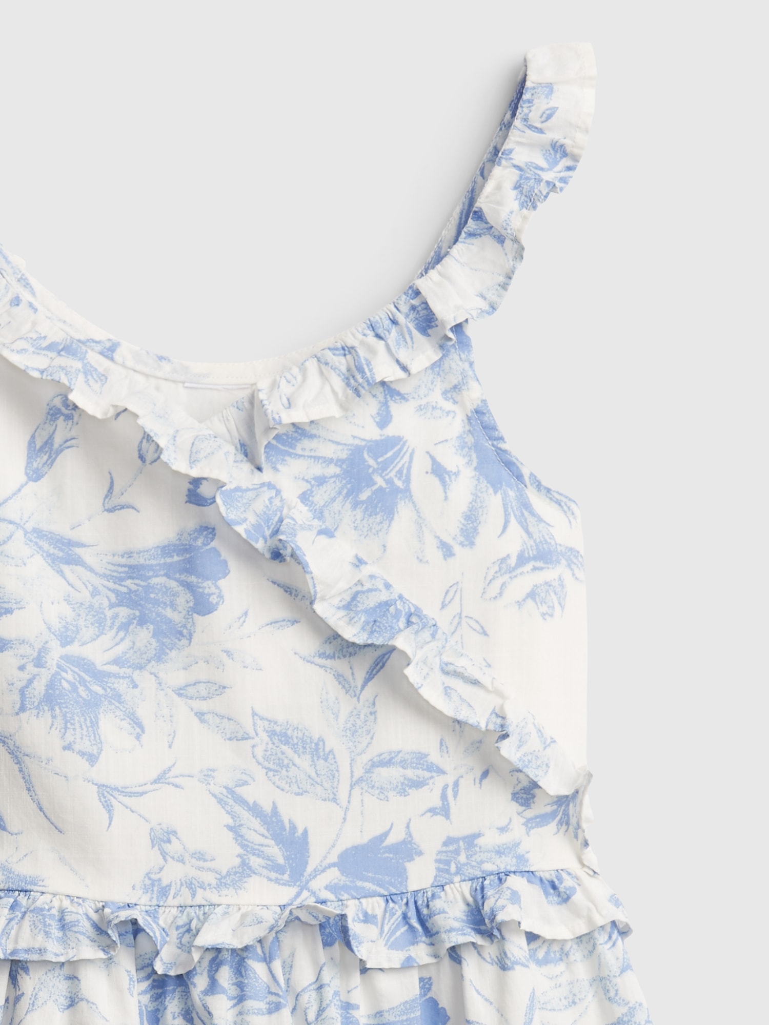 gap ruffle dress