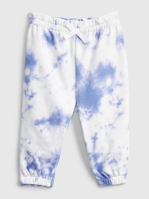 1 of 8 showing, with the color BLUE TIE DYE of product Baby Tie-Dye Pull-On Pants