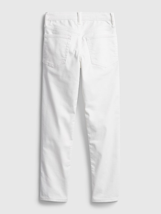 Image number 3 showing, Kids Slim White Jeans with Washwell&#153