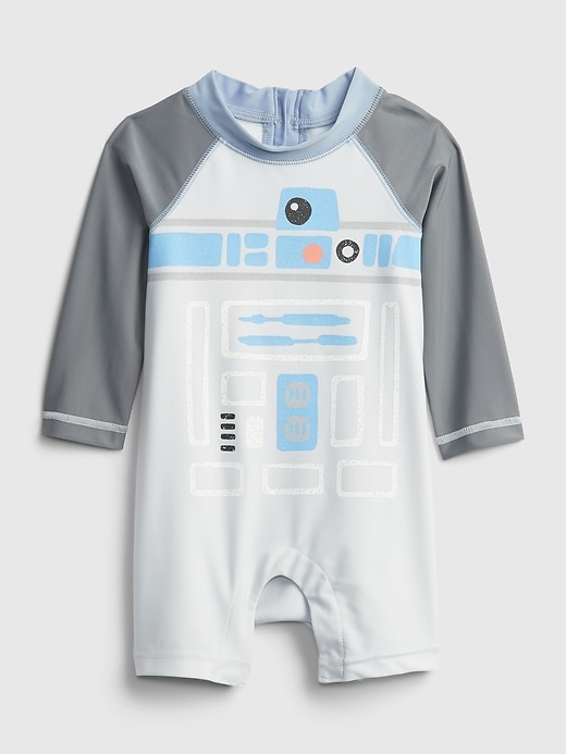 Image number 1 showing, babyGap &#124 Star Wars&#153 Recycled R2D2&#153 Swim One-Piece