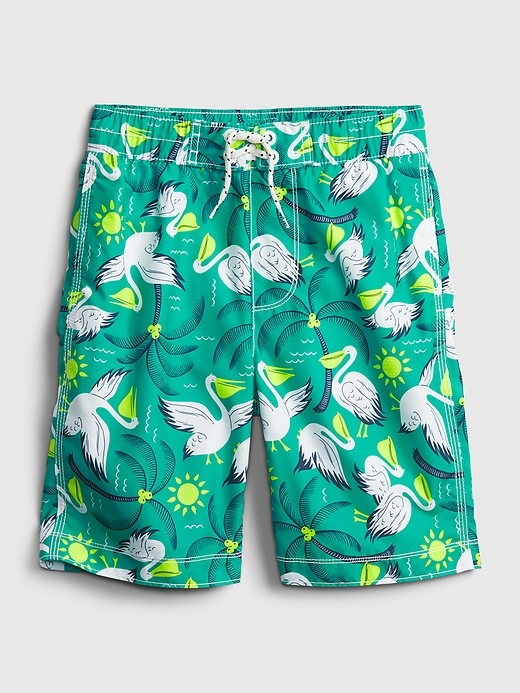 Kids 100% Recycled Pelican Board Shorts