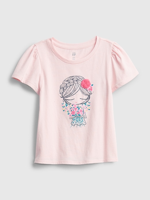 1 of 8 showing, with the color bea graphic of product Toddler Bea Graphic T-Shirt