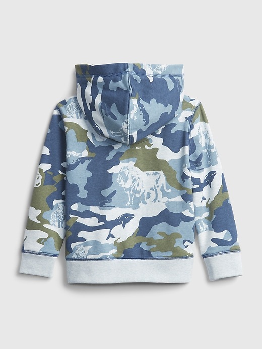 View large product image 2 of 4. Toddler Wildlife Camo Print Hoodie