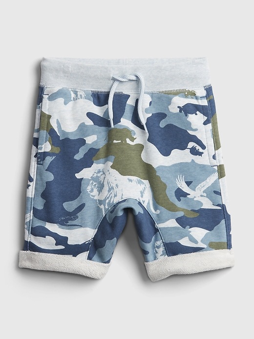 Image number 1 showing, Toddler Wildlife Camo Print Pull-On Shorts