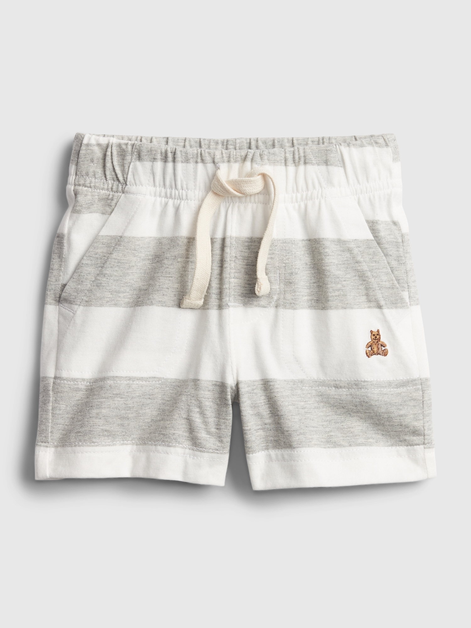 BabyGap Gap 2-Pack Mix and Match Pull-On Baby Shorts Grey and Navy