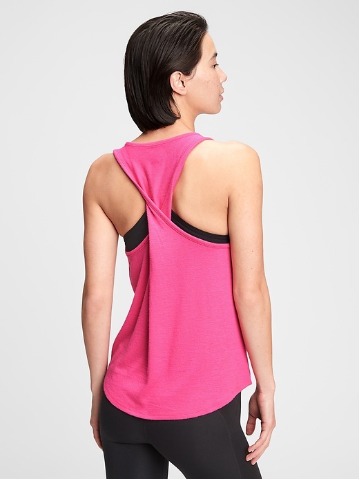 View large product image 1 of 1. Softspun Twistback Tank Top