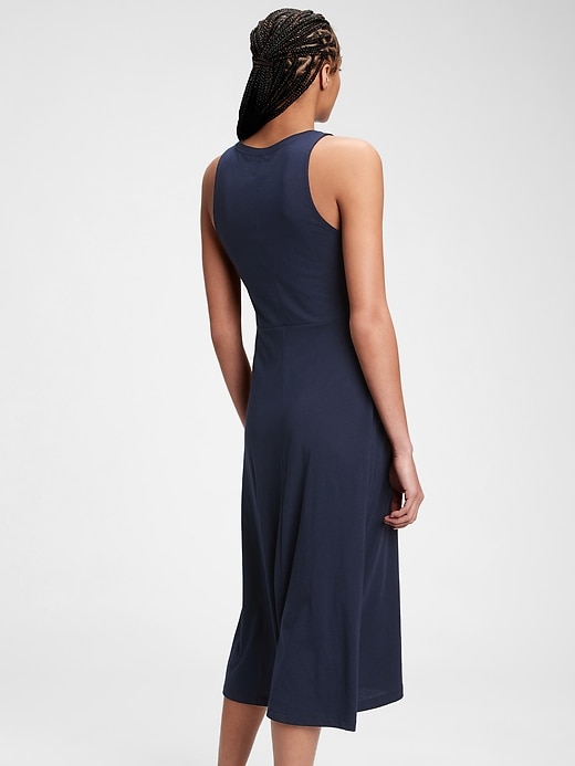 Image number 2 showing, Sleeveless Knot-Twist Midi Dress