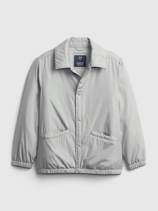 2 of 8 showing, with the color antique pewter of product Teen 100% Recycled Polyester Jacket