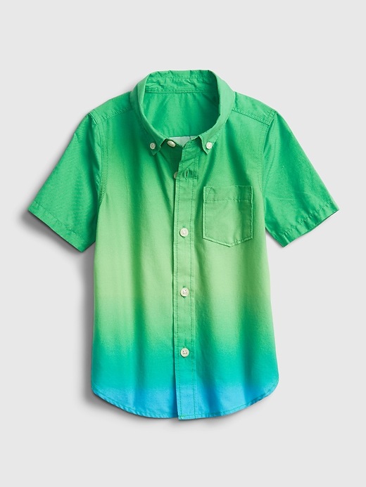 View large product image 1 of 3. Toddler Ombre Poplin Shirt