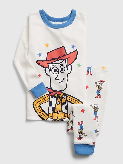 Image number 1 showing, babyGap &#124 Disney Pixar Toy Story Woody 100% Organic Cotton PJ Set