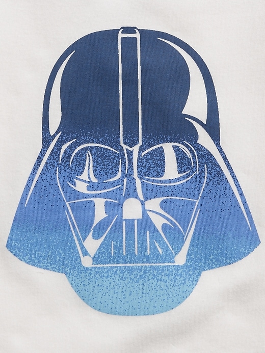 2 of 8 showing, with the color new off white of product babyGap &#124 Star Wars™ Darth Vader 100% Organic Cotton PJ Set