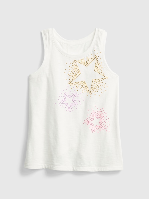 View large product image 1 of 1. Kids Cross-Back Tank Top