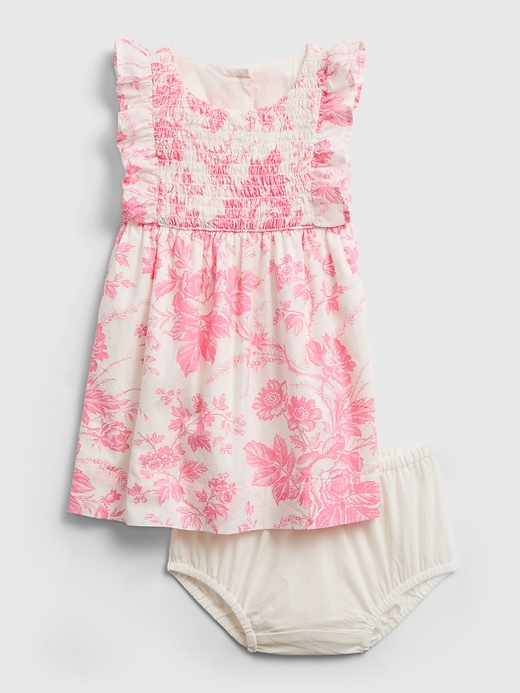 1 of 8 showing, with the color bridal wreath of product Baby Floral Dress