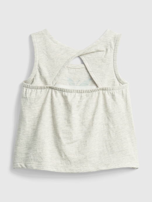 2 of 8 showing, with the color cool icon of product Toddler Twist Graphic Tank Top