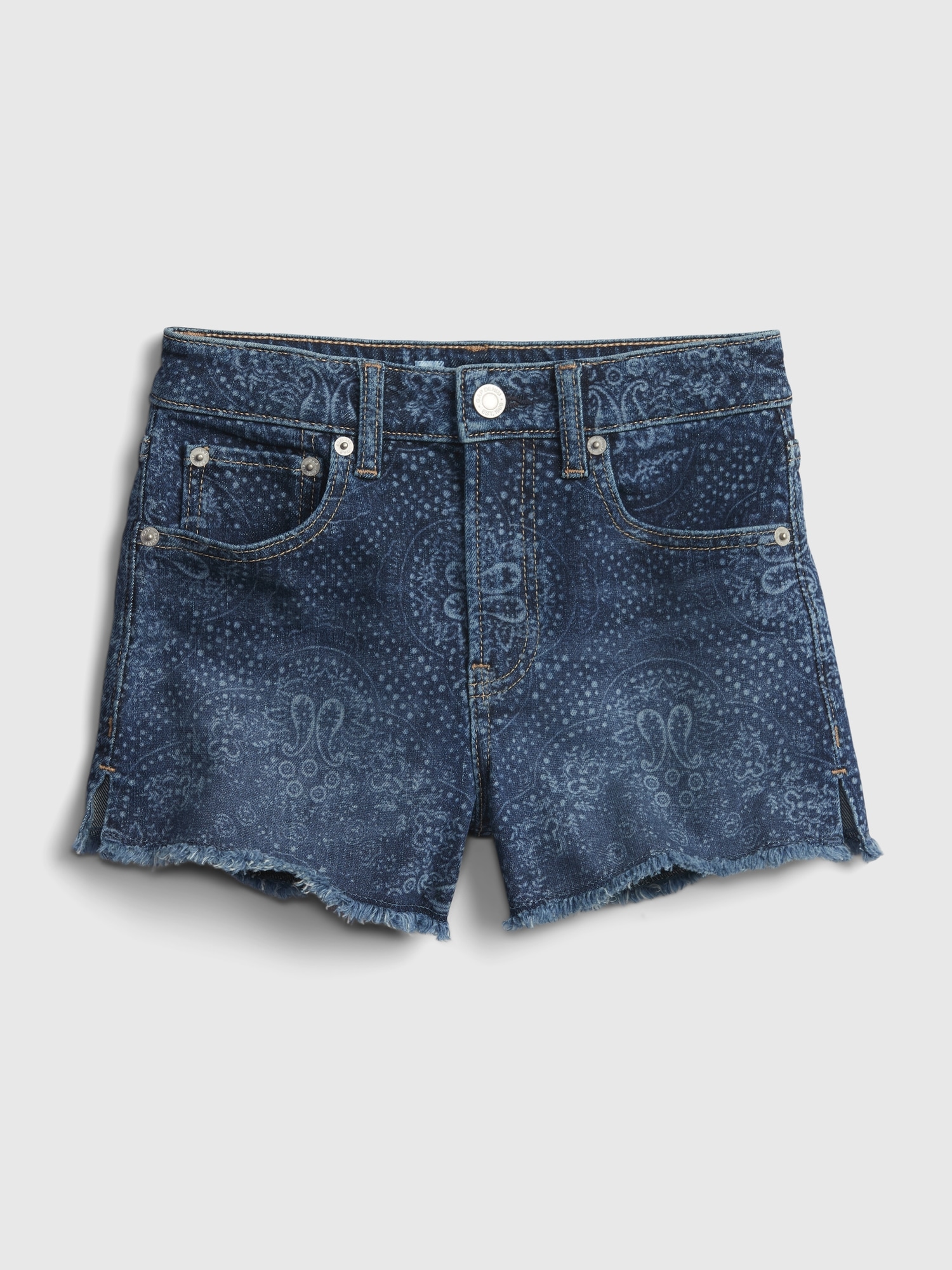 Teen Sky High Rise Denim Shorts With Stretch Gap Teen Sky High Rise Denim Shorts With Stretch Gap