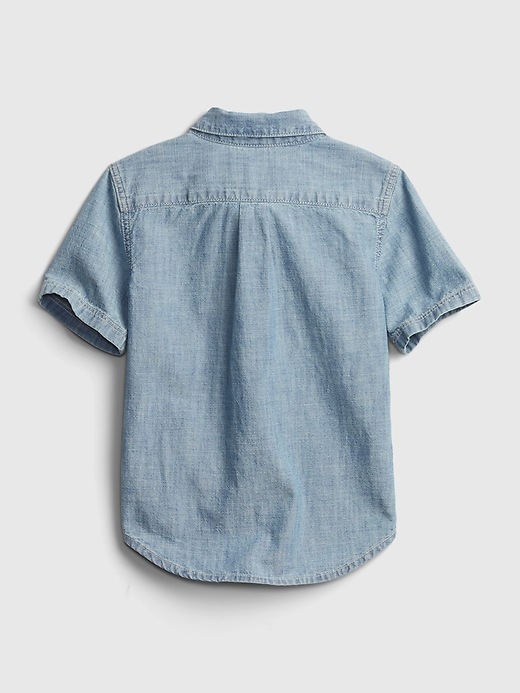 View large product image 2 of 4. Toddler Chambray Shirt