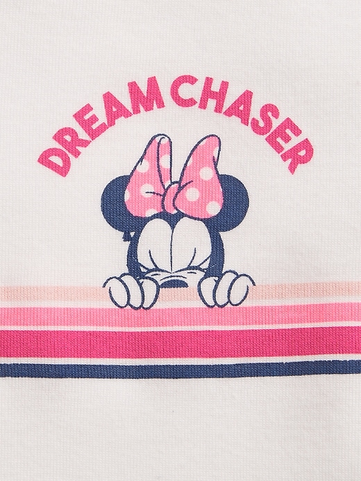 2 of 8 showing, with the color new off white of product GapKids &#124 Disney Minnie Mouse 100% Organic Cotton PJ Set