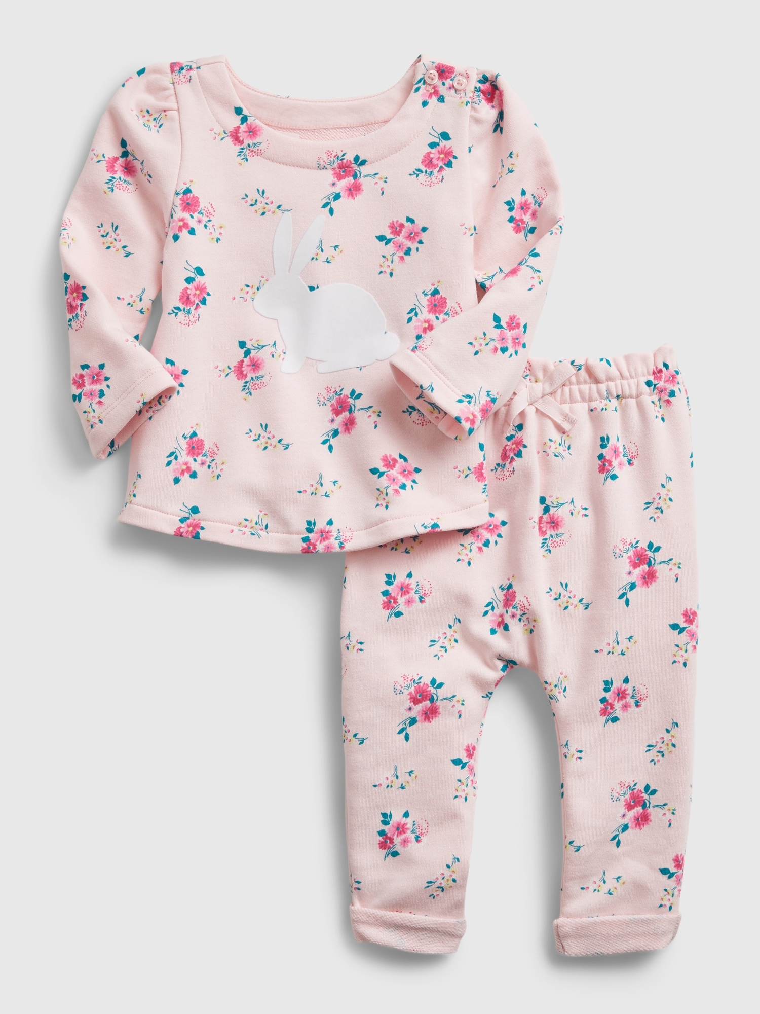 Baby Bunny and Floral Outfit Set Gap