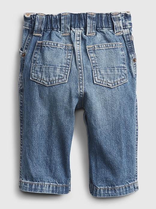 Image number 2 showing, Baby Sailor Pull-On Jeans
