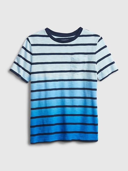 Image number 1 showing, Kids Stripe Dip-Dye T-Shirt