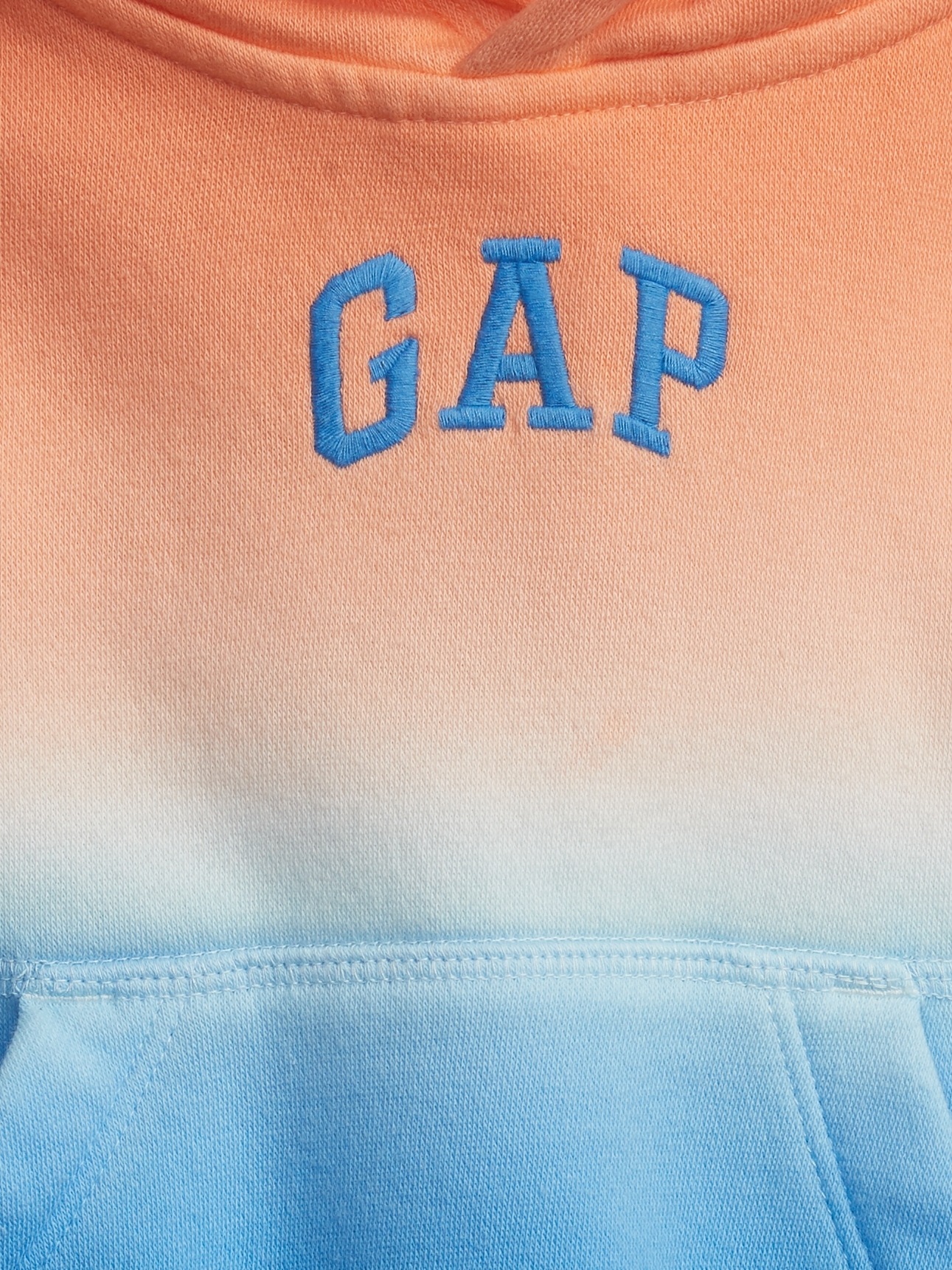 gap orange hoodie