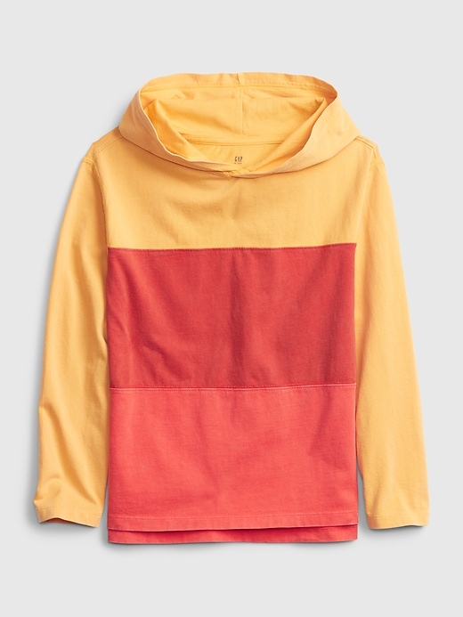 1 of 8 showing, with the color starlight gold of product Kids Knit Hoodie