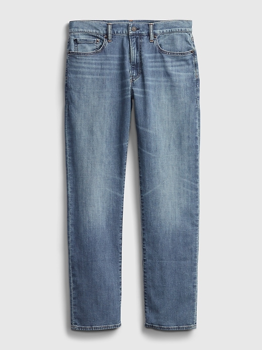 Image number 6 showing, GapFlex Straight Jeans With Washwell&#153