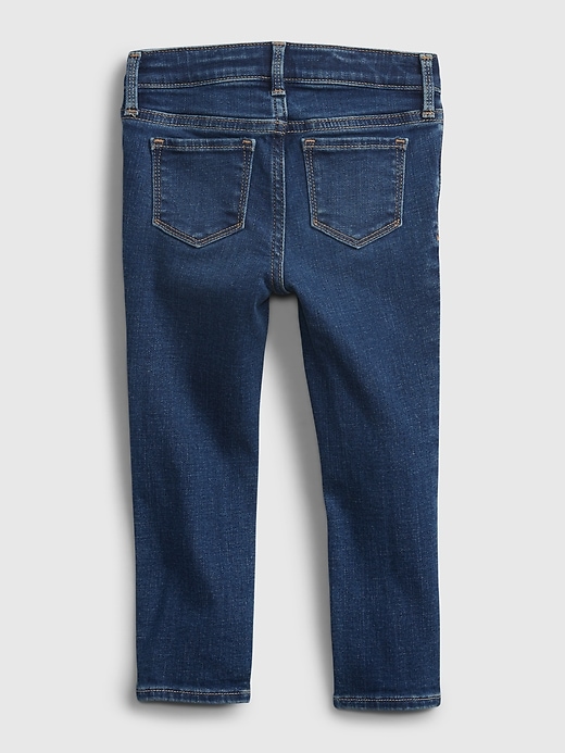 2 of 8 showing, with the color dark wash of product Toddler Gen Good Skinny Jeans with Washwell™