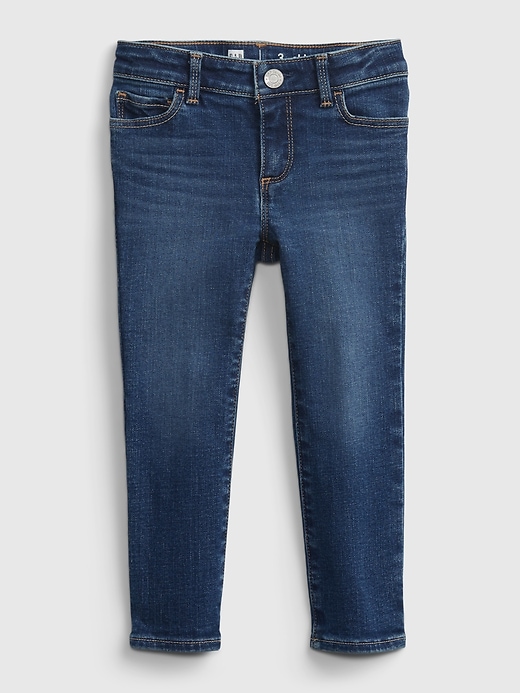 1 of 8 showing, with the color dark wash of product Toddler Gen Good Skinny Jeans with Washwell™