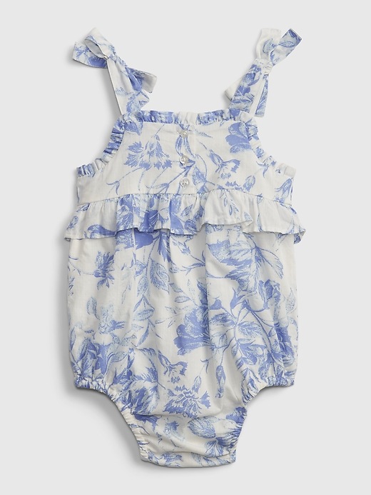 Image number 2 showing, Baby Floral Bubble Bodysuit