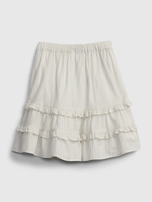 2 of 8 showing, with the color awing stripe blue of product Kids Stripe Skirt
