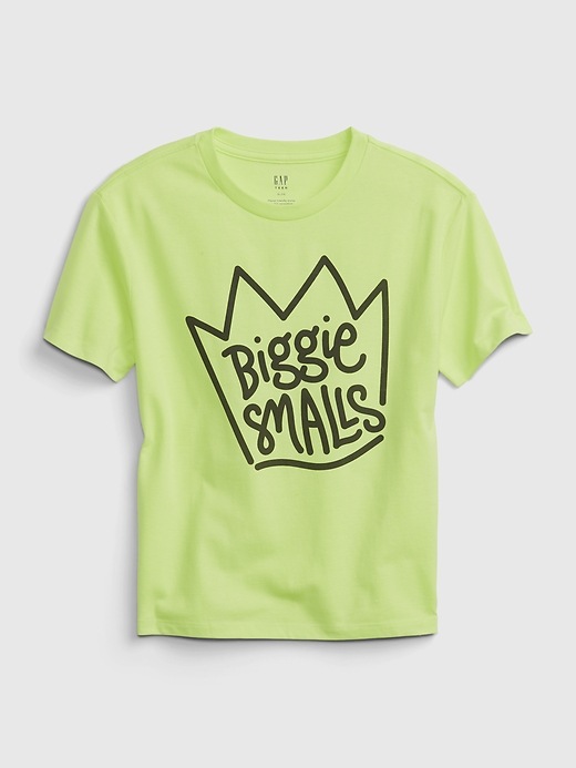 Teen &#124 Biggie Smalls Graphic Recycled Polyester T-Shirt
