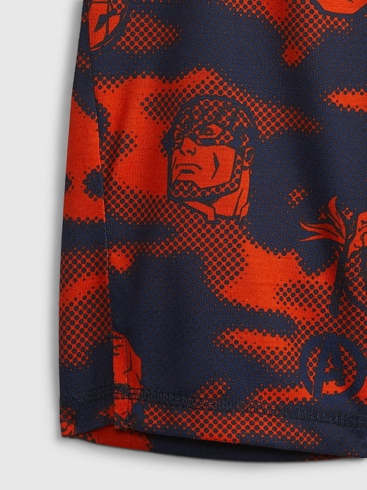 Image number 2 showing, GapKids &#124 Marvel Avengers Graphic Recycled Pull-On PJ Shorts
