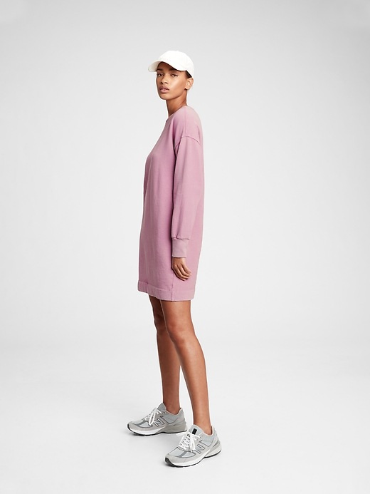 View large product image 1 of 1. Fleece Sweatshirt Dress