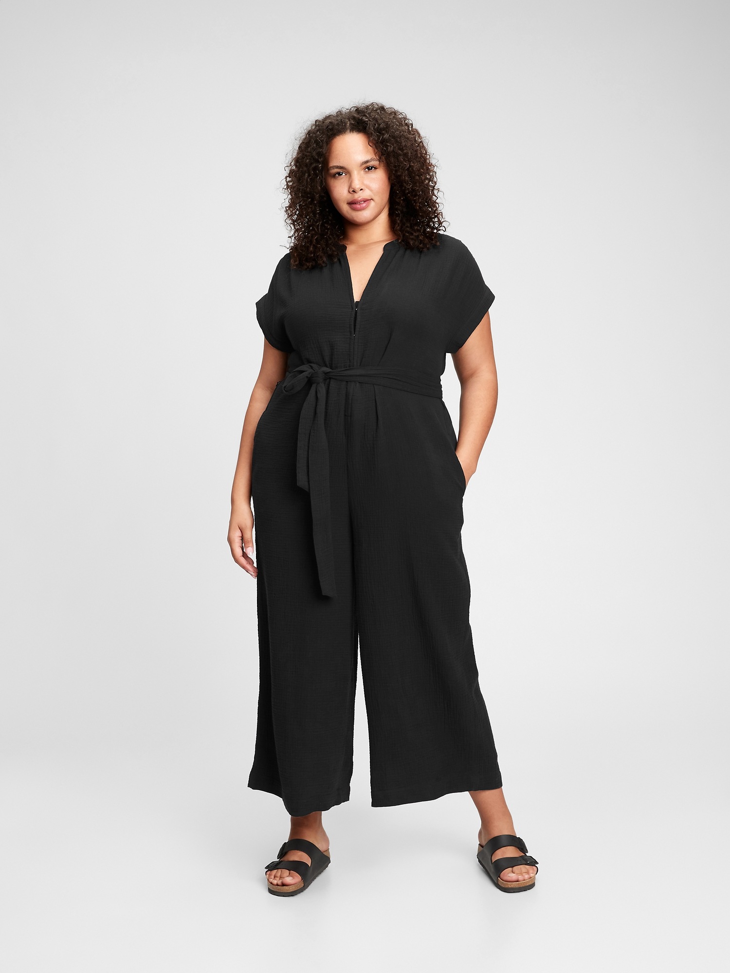 Gap gauze jumpsuit Clearance