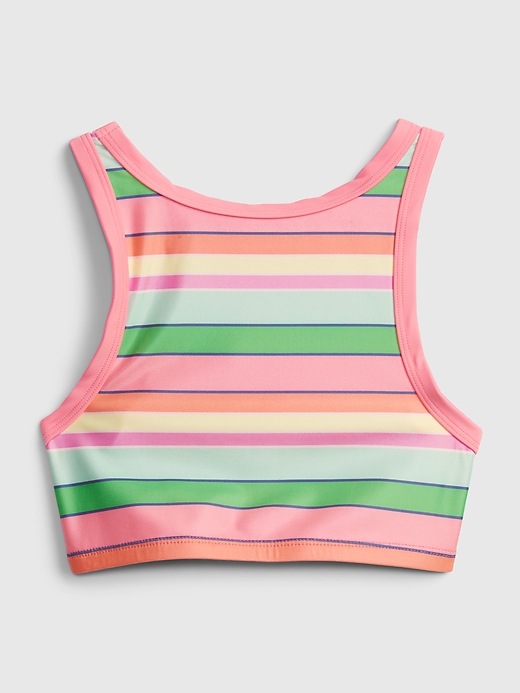 Image number 2 showing, Kids Recycled Stripe Swim Tankini Top