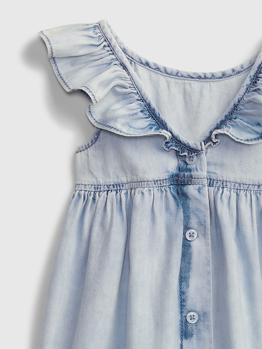 Image number 3 showing, Baby Denim Tumble Dress