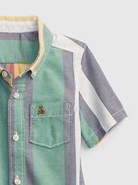 View large product image 3 of 3. Toddler Stripe Oxford Shirt