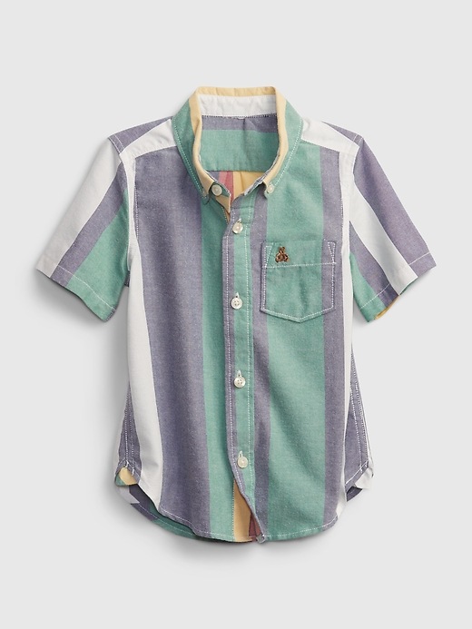 View large product image 1 of 3. Toddler Stripe Oxford Shirt