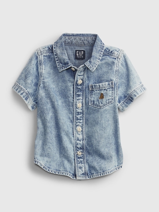 Image number 1 showing, Baby Denim Tumble Shirt